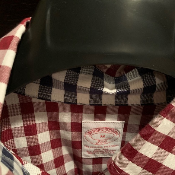 Brooks Brothers Garnet and white button down - Picture 2 of 4